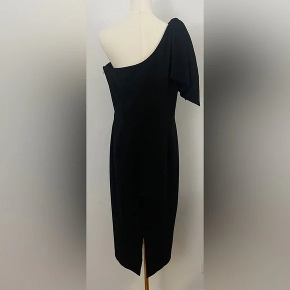 Dress the Population Tiffany One-Shoulder Midi Dress Black Size XL - Picture 4 of 14